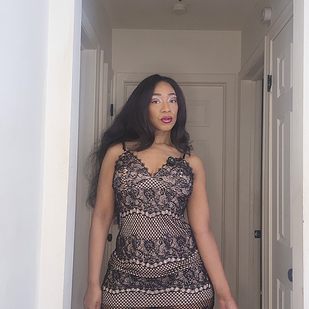 Morgan & Co. Black Lace Chemise